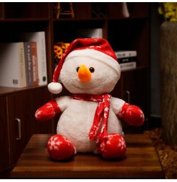 Winter Snowman Plush Toy with Scarf