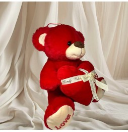 Large Plush Bear 30 cm for Valentine's Day