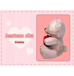 Large Plush Bear for Valentine's Day 30 cm