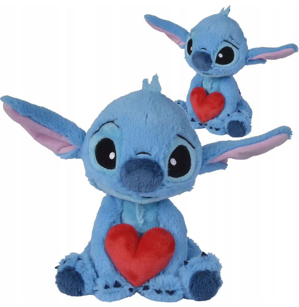 Lilo and Stitch Plush Stitch with Heart 25 cm