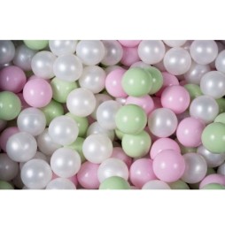 Set of 100 plastic balls for pool 7cm