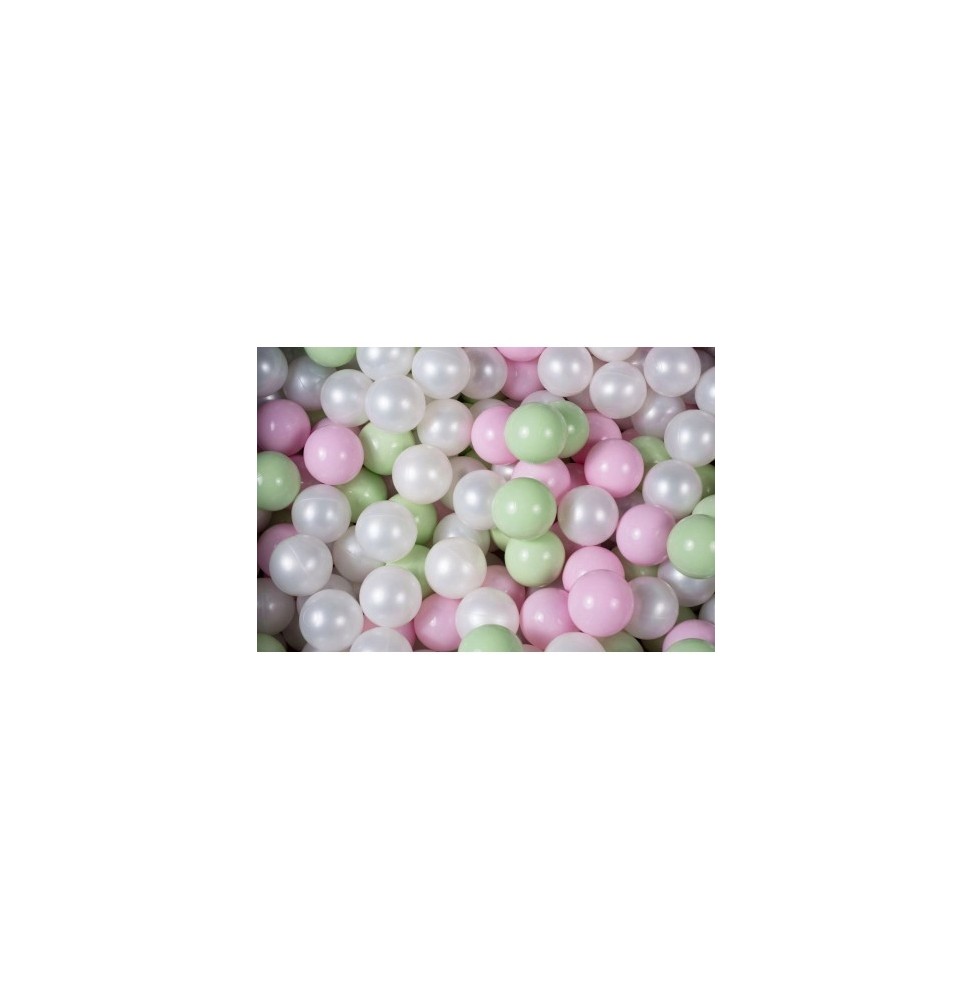 Set of 100 plastic balls for pool 7cm