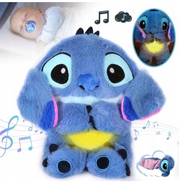 Jucăria muzicală Stitch cu lampă LED