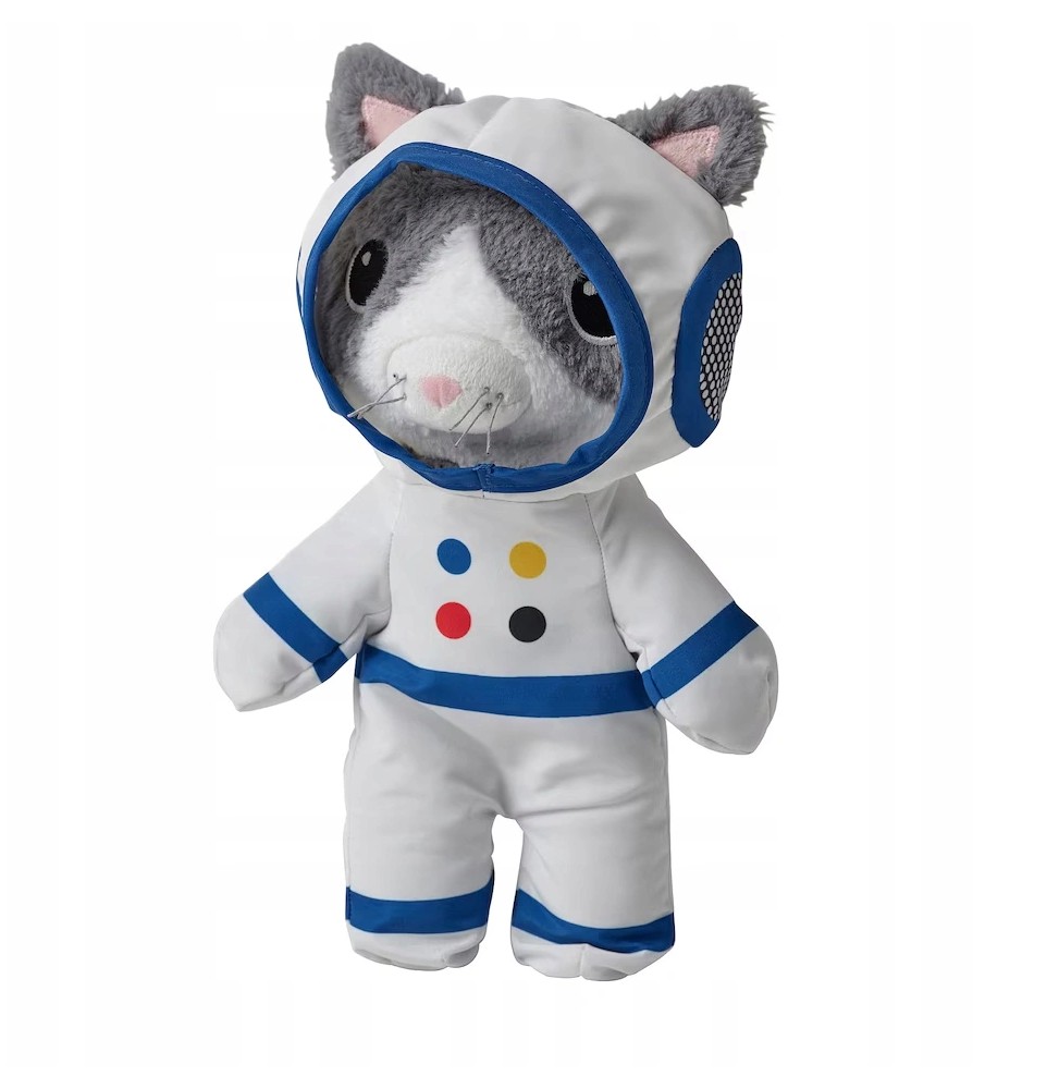 IKEA Afton Sparv Plush Cat Astronaut