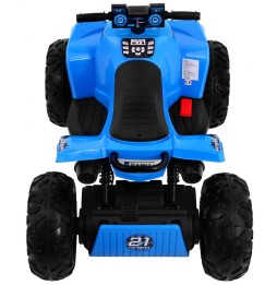 Quad electric sport run copii albastru 4x4