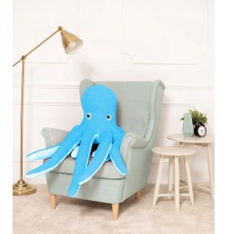 Gustaw the Octopus Plush Toy 80cm Blue