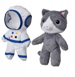 IKEA Afton Sparv Plush Cat Astronaut