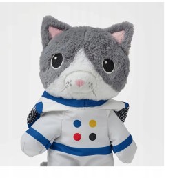 IKEA Afton Sparv Plush Cat Astronaut