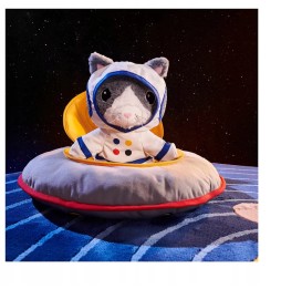 IKEA Afton Sparv Plush Cat Astronaut