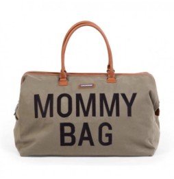 Childhome mommy bag khaki - geantă scutece elegantă