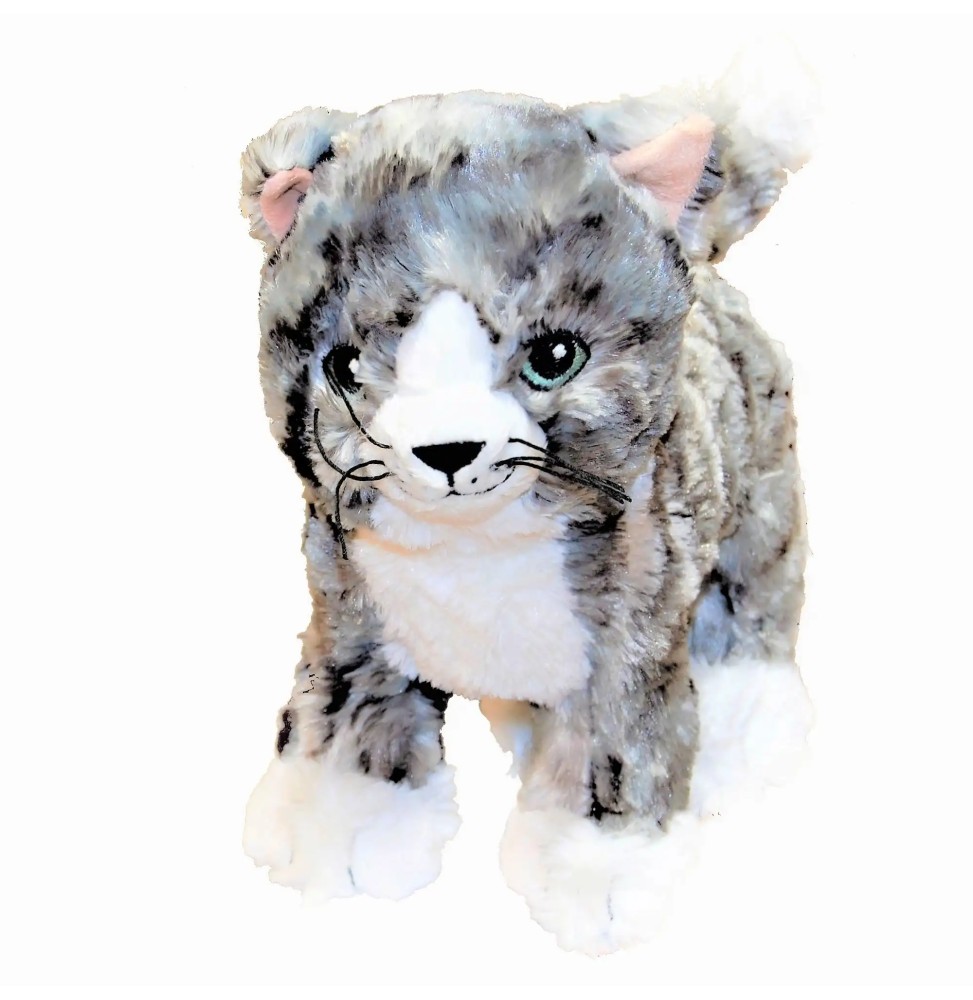 Gray Plush Cat Ikea Lilleplutt 26 cm