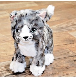 Gray Plush Cat Ikea Lilleplutt 26 cm