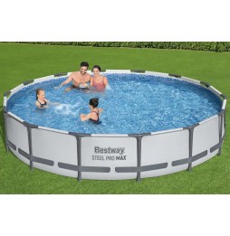 Steel Pro MAX 427x84 14FT Frame Pool Bestway 3in1