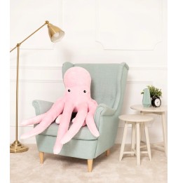 Gustaw Octopus EVA Plush 80cm Pink