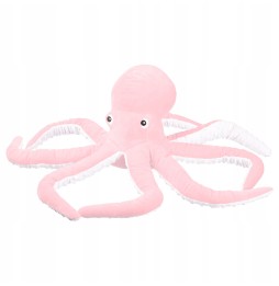 Miś Gustaw ośmiornica EVA różowa 30cm