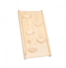 Wooden slide and climbing wall Meowbaby for kids