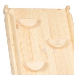 Wooden slide and climbing wall Meowbaby for kids