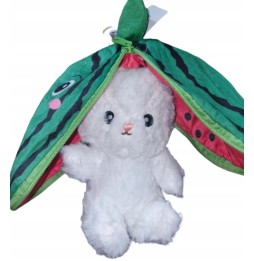 Arbuzowy królik maskotka 25cm