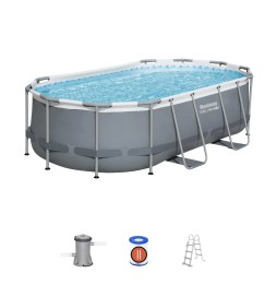 Power Steel Frame Pool 427x250x100 Bestway 6-in-1