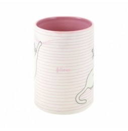 Felines Mug - Cats Asking for Trouble Pink