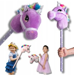 Unicorn Hobby Horse with Sound