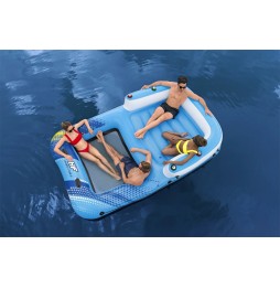 4-Person Inflatable Island 305x186x58cm BESTWAY