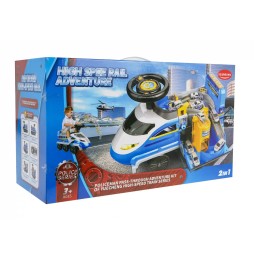 2-in-1 Interactive Police Ride-On Toy for Kids