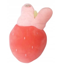 Pink Strawberry Plush Cushion 48 cm