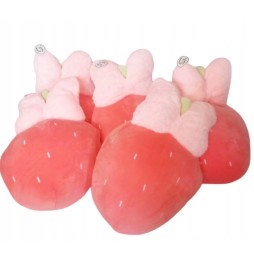 Pink Strawberry Plush Cushion 48 cm