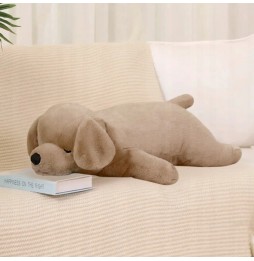 Large Dog Plush Toy with Blanket