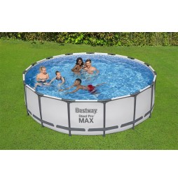 Piscină Steel Pro MAX 457x122 cm BESTWAY 5in1 + accesorii