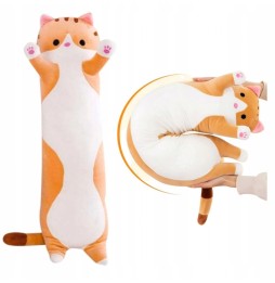 Długi pluszak kotek 70 cm XXL