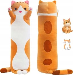 Długi pluszak kotek 70 cm XXL