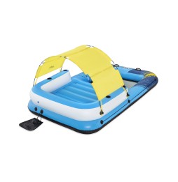 4-Person Inflatable Island 305x186x58cm BESTWAY