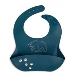 Filibabba Silicone Bib Bear - Eco-Friendly and Practical