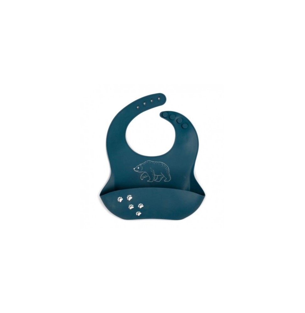 Filibabba Silicone Bib Bear - Eco-Friendly and Practical