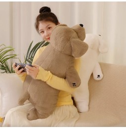 Large Dog Plush Toy with Blanket