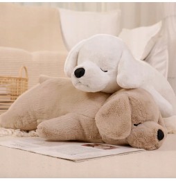 Large Dog Plush Toy with Blanket