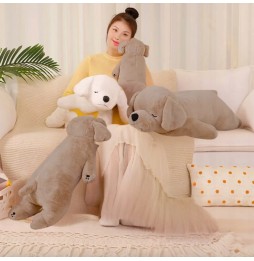 Large Dog Plush Toy with Blanket