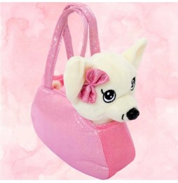 Plush Chihuahua Dog in Handbag