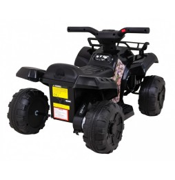 Quad storm dla dzieci - czarny, silnik 25w, mp3, usb, led