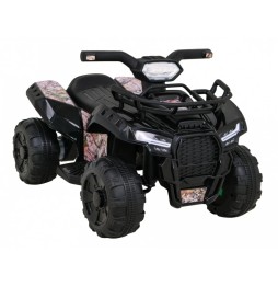 Quad storm dla dzieci - czarny, silnik 25w, mp3, usb, led