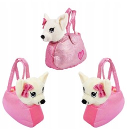 Plush Chihuahua Dog in Handbag