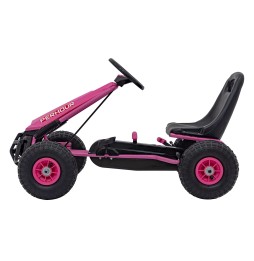 Pink AIR PerHour Kids Go-Kart