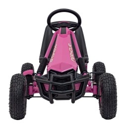 Gokart pe pedale AIR PerHour roz pentru copii