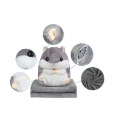 Hamster Pillow 2in1 for Kids Travel Plush