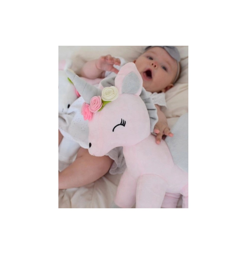 Pink Unicorn with a Crown 50 cm