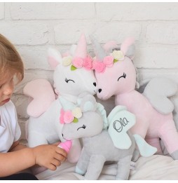 Pink Unicorn with a Crown 50 cm