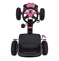 Gokart pe pedale AIR PerHour roz pentru copii