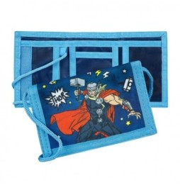 Avengers Wallet for Kids with Velcro Closure